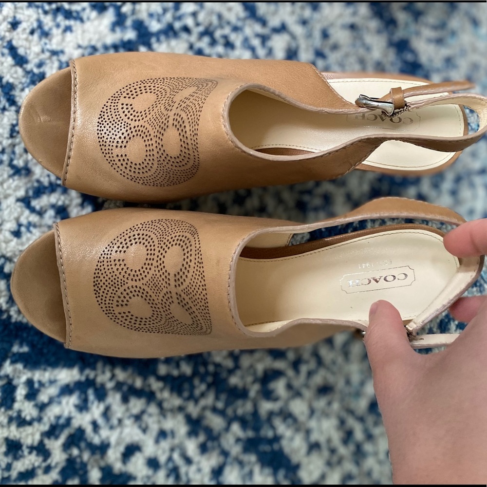Coach sandals size 8.5